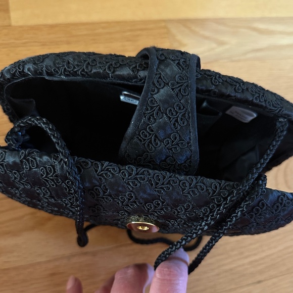 Carla Marchi Black Evening Bag Shoulder Bag - Picture 7 of 11